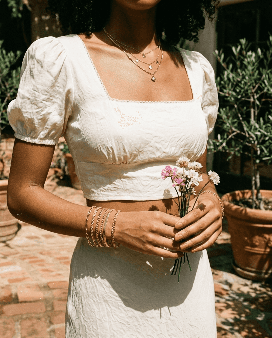 Layered Cuban And Paperclip Chain Bracelet Set