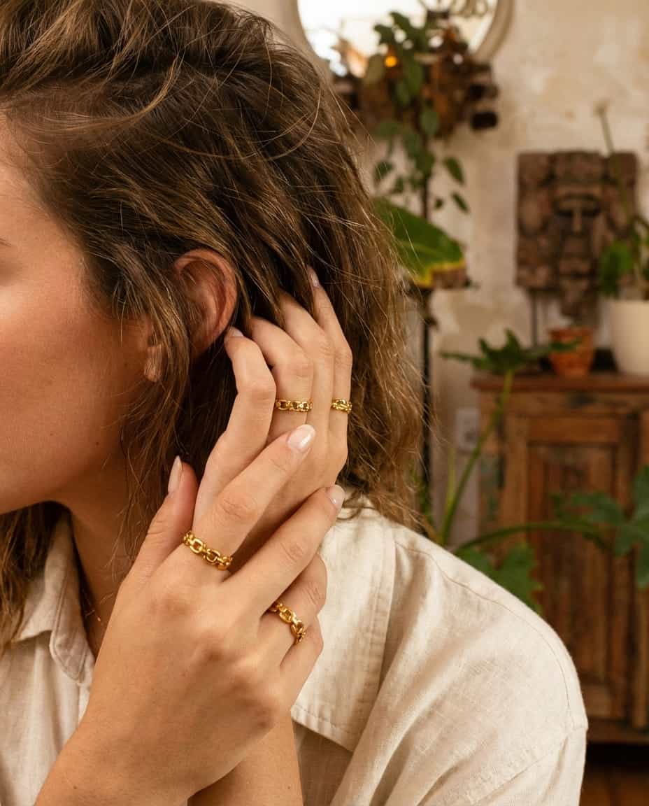 Minimalist Cutout Stacking Ring