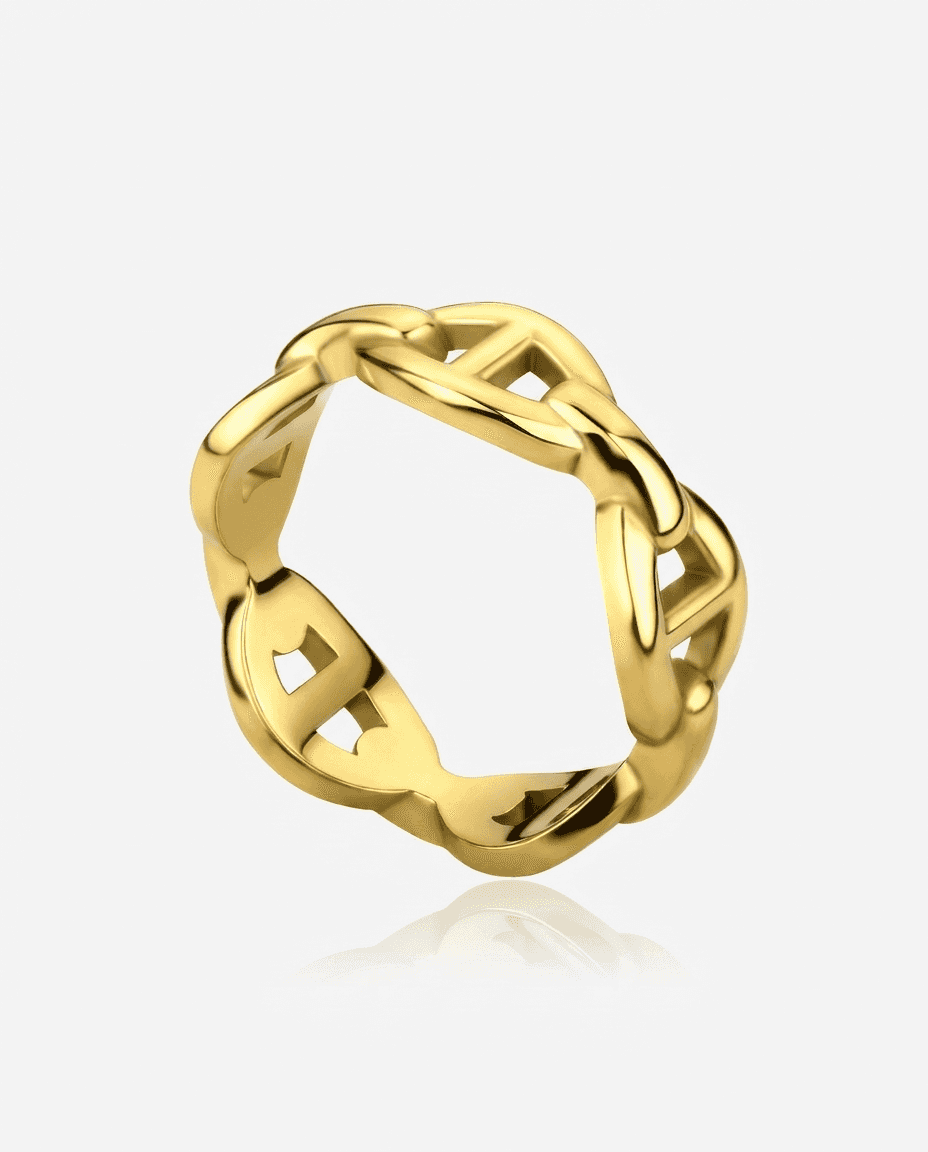 Vintage Chunky Cuban Link Ring