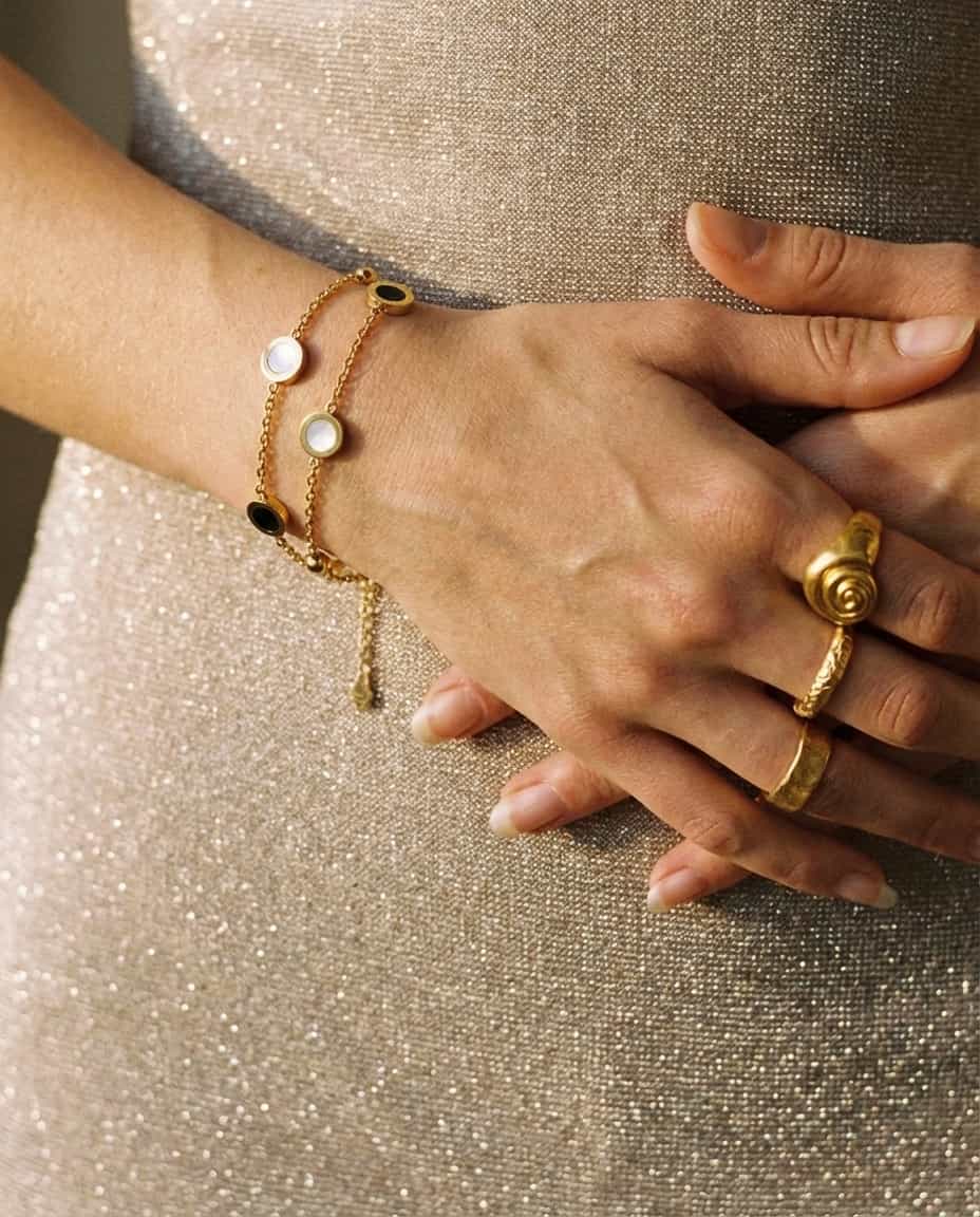 Minimalist 18K Gold Plated Chain Bracelet