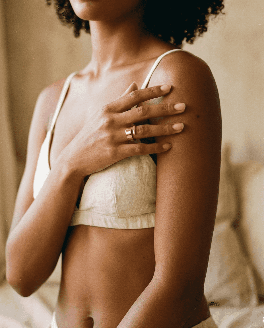 Minimalist Twisted Band Ring