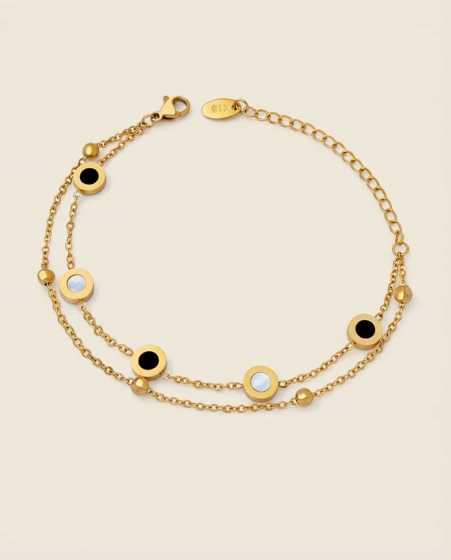 Minimalist 18K Gold Plated Chain Bracelet