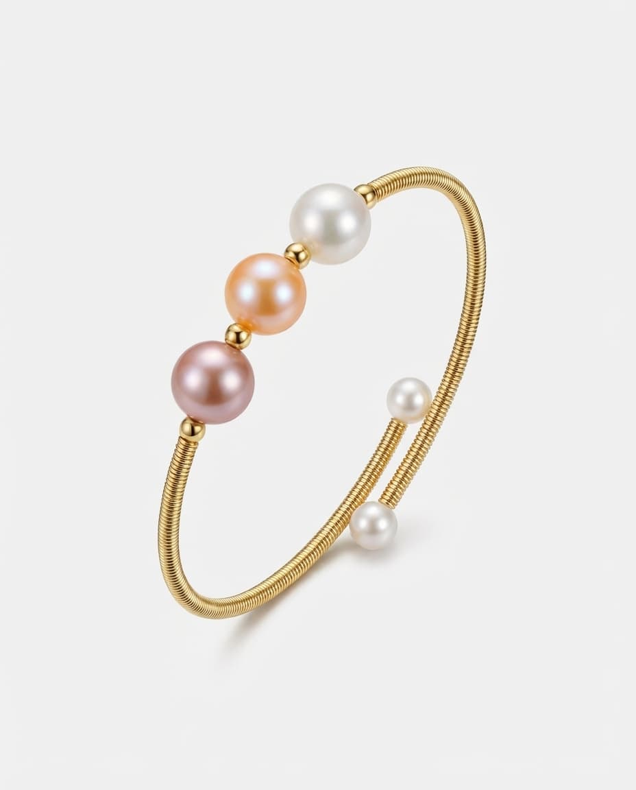 Delicate Handmade Freshwater Pearl Bracelet - Image 5