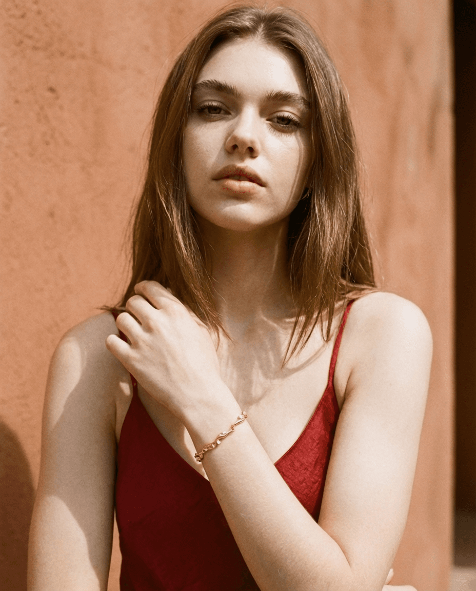 Minimalist 18K Gold Plated Zircon Bracelet - Image 3